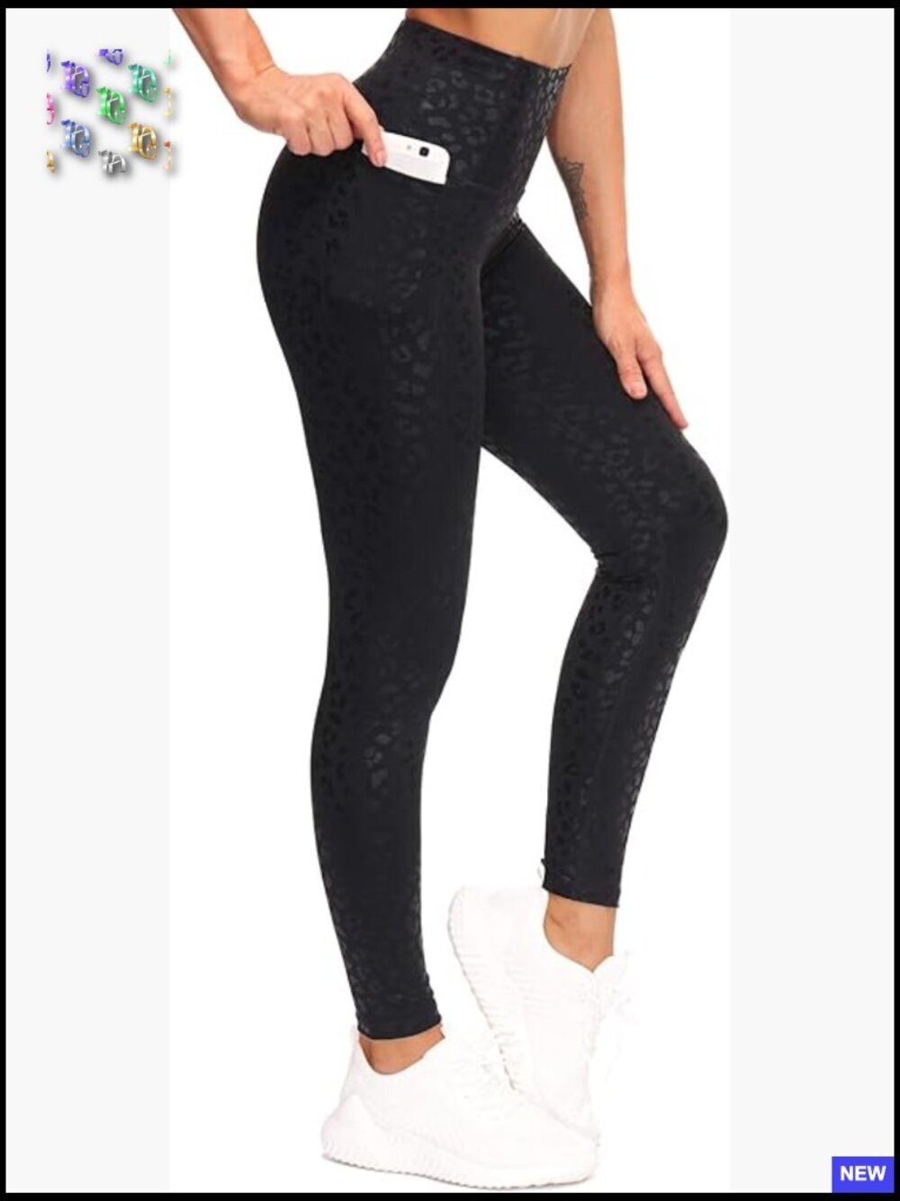 High Waist Tummy Control Leggings with Pockets Workout Yoga Pants